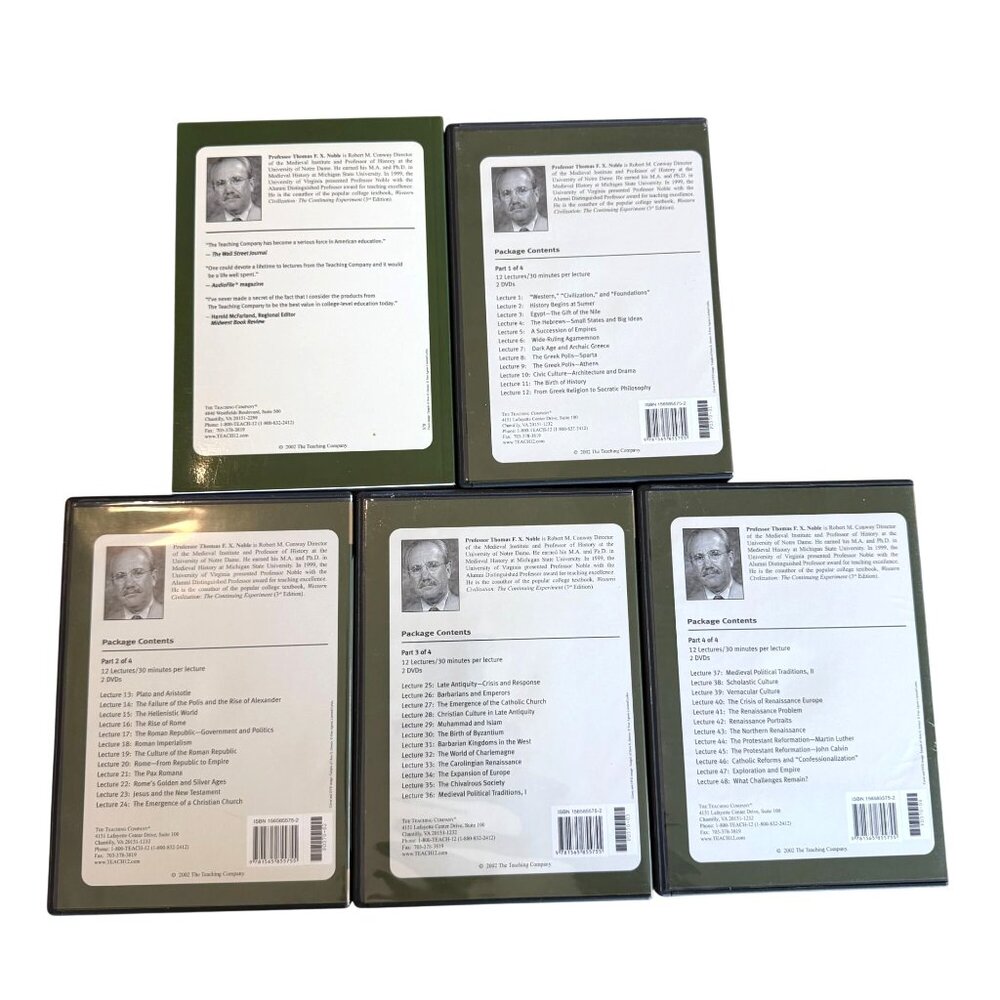 Great Courses The Foundations of Western Civilization DVDs Guidebook Noble - Picture 2 of 4